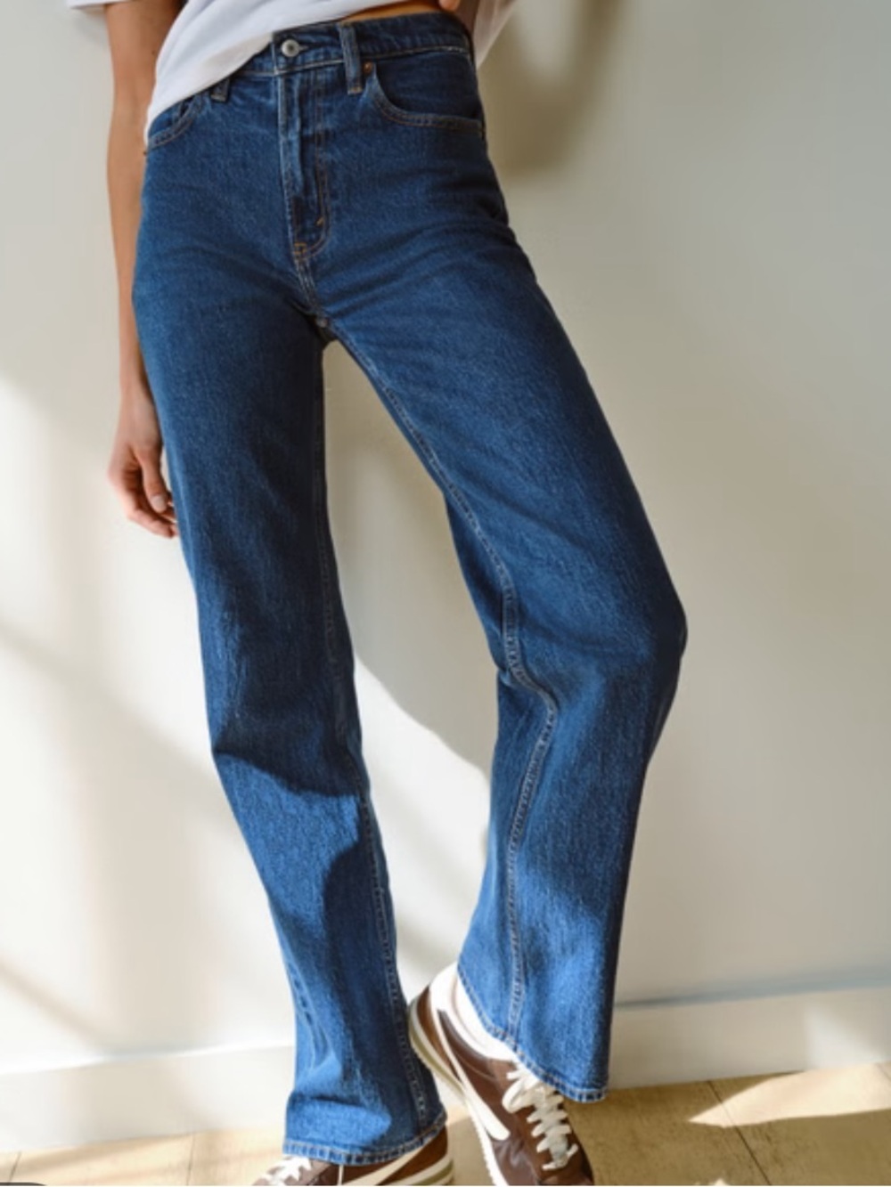 Abercrombie & Fitch Jeans Womens 27 Tall Blue 90s Relaxed Straight Leg High Rise